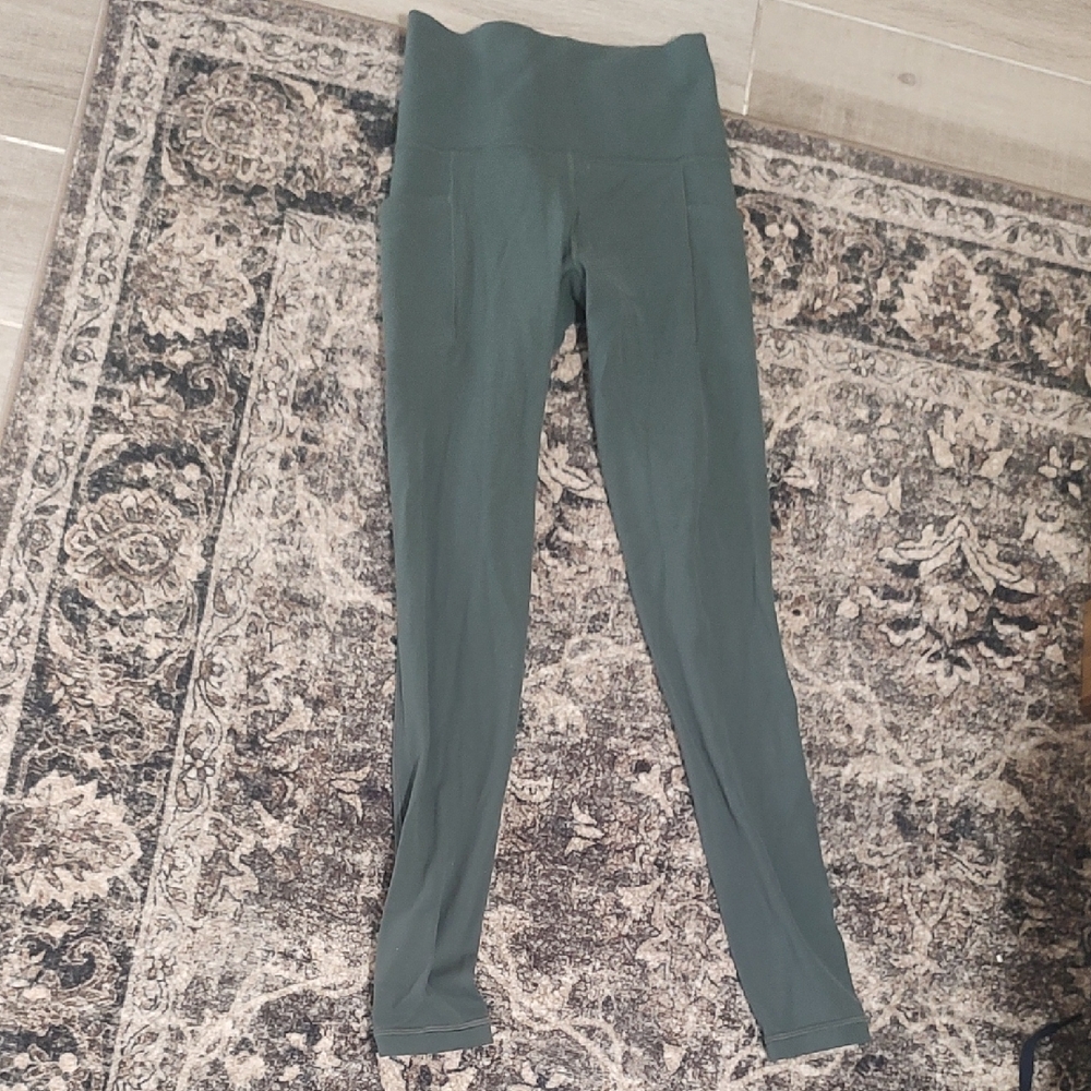 Green High-Waisted Leggings